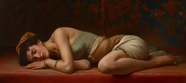 性感睡姿美女人体写真艺术图片