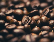 烘焙咖啡豆背景摄影图片