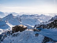 意大利雪域高山冰川山脉风景摄影图片