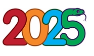 2025年蛇年数字设计图片