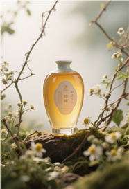 唐宋梅瓶即饮蜂蜜摄影图片