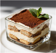 可可粉蛋糕美食摄影图片