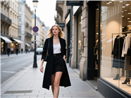 城市街头时尚街拍欧美美女图片