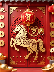 2026年马年贺岁海报图片