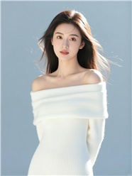 性感一字肩美女写真摄影图片