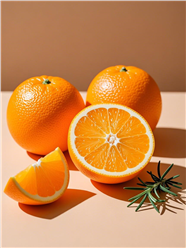 新鲜橙子摄影图片