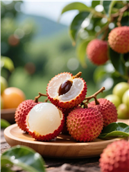 荔枝果园新鲜荔枝图片