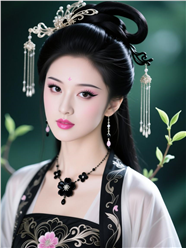 古风绝色佳人写真摄影图片