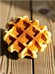 松软香喷扑鼻的华夫饼图片