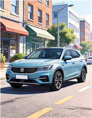 卡通插画风格街景汽车设计图片