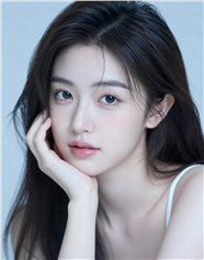 清纯动人冷白皮美女写真图片