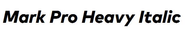Mark Pro Heavy Italic