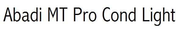 Abadi MT Pro Cond Light