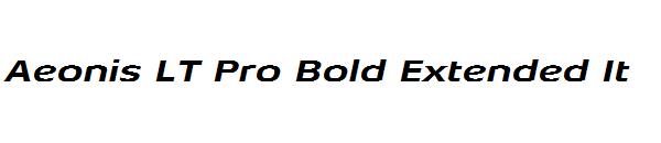 Aeonis LT Pro Bold Extended It