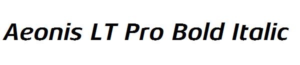 Aeonis LT Pro Bold Italic