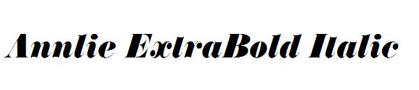 Annlie ExtraBold Italic