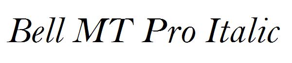 Bell MT Pro Italic