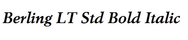 Berling LT Std Bold Italic