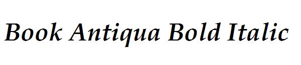 Book Antiqua Bold Italic