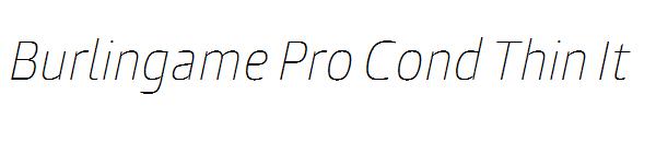 Burlingame Pro Cond Thin It