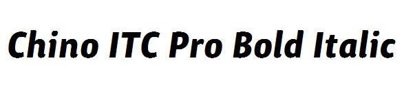 Chino ITC Pro Bold Italic
