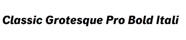 Classic Grotesque Pro Bold Itali