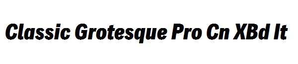 Classic Grotesque Pro Cn XBd It