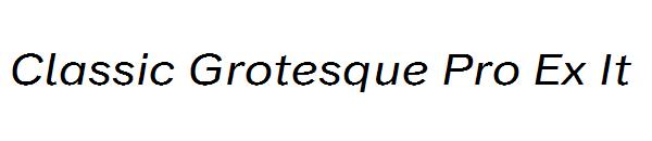 Classic Grotesque Pro Ex It