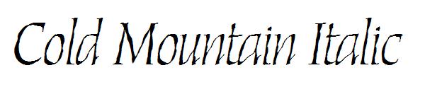 Cold Mountain Italic
