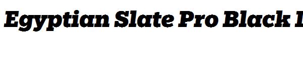 Egyptian Slate Pro Black Italic