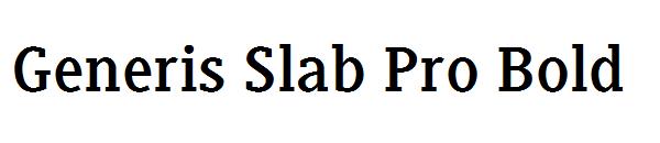 Generis Slab Pro Bold