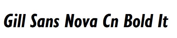 Gill Sans Nova Cn Bold It