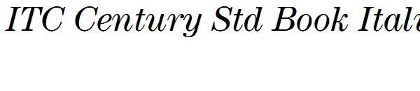 ITC Century Std Book Italic