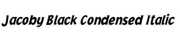 Jacoby Black Condensed Italic