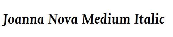 Joanna Nova Medium Italic