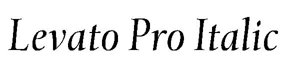 Levato Pro Italic