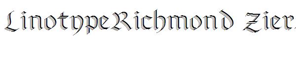 LinotypeRichmond Zierschrift