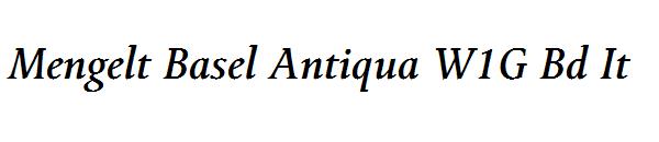 Mengelt Basel Antiqua W1G Bd It