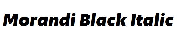 Morandi Black Italic