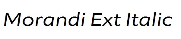 Morandi Ext Italic