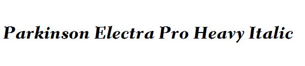 Parkinson Electra Pro Heavy Italic