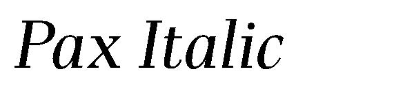 Pax Italic