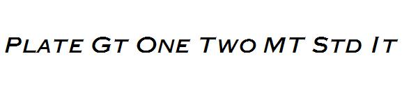 Plate Gt One Two MT Std It