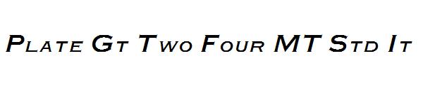 Plate Gt Two Four MT Std It