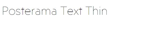 Posterama Text Thin