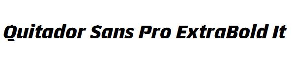 Quitador Sans Pro ExtraBold It