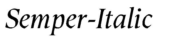 Semper-Italic
