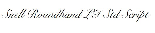 Snell Roundhand LT Std Script