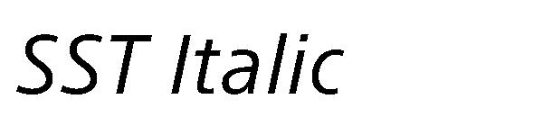 SST Italic