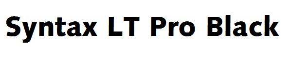 Syntax LT Pro Black